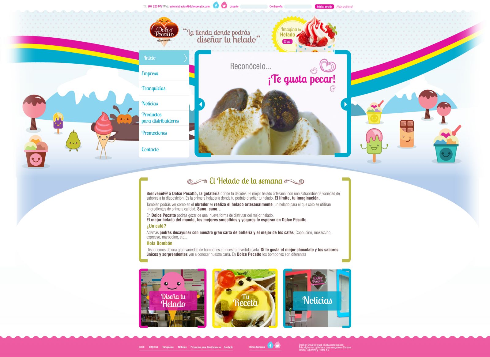 diseño web im3dia